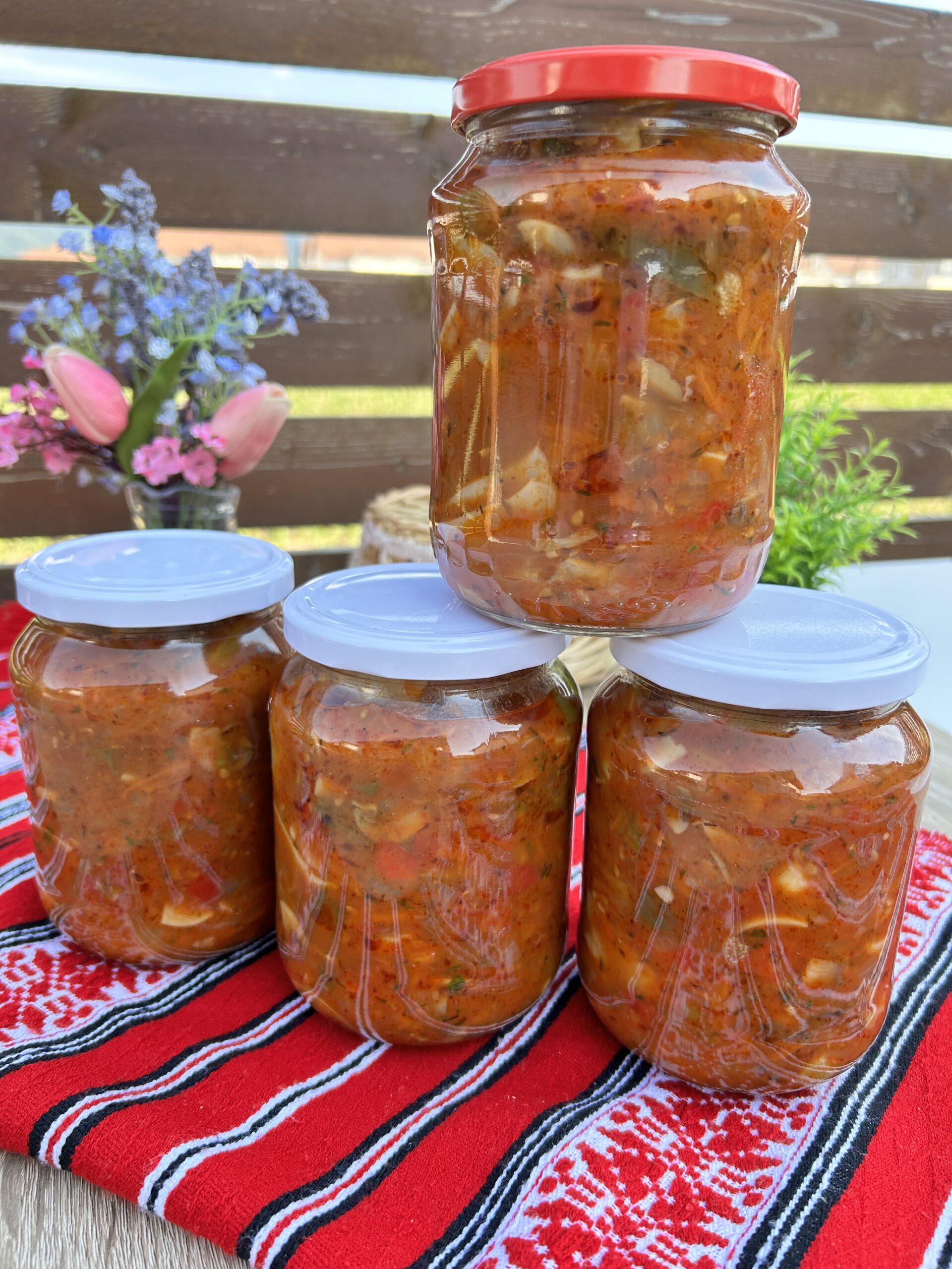 Tocana de pastai la borcan pentru iarna.